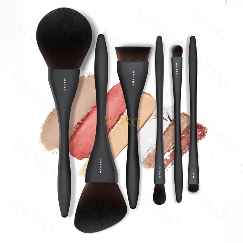 Makeup Tools 6pcs Makeup Brush Set Powder Foundation Blush Make Up Brush Small Highlighter Makeup Brush Eyeshadow Smudge Brushes Set 230306