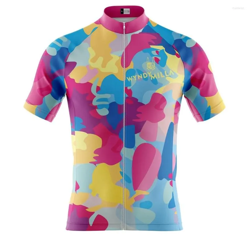 レーシングジャケットメンサイクリングジャージー2023 MTB MAILLOT BIKE SHIRTダウンヒル夏プロチームマウンテン自転