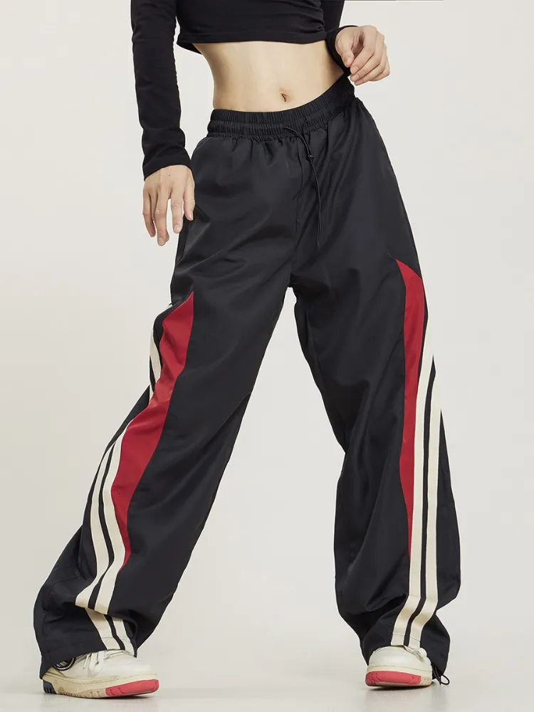 Women's Pants Capris HOUZHOU Baggy Women Sweatpants Wide Leg Joggers Casual Streetwear Y2k Vintage Korean Black Oversized Basic Sports Trouser Female 230303