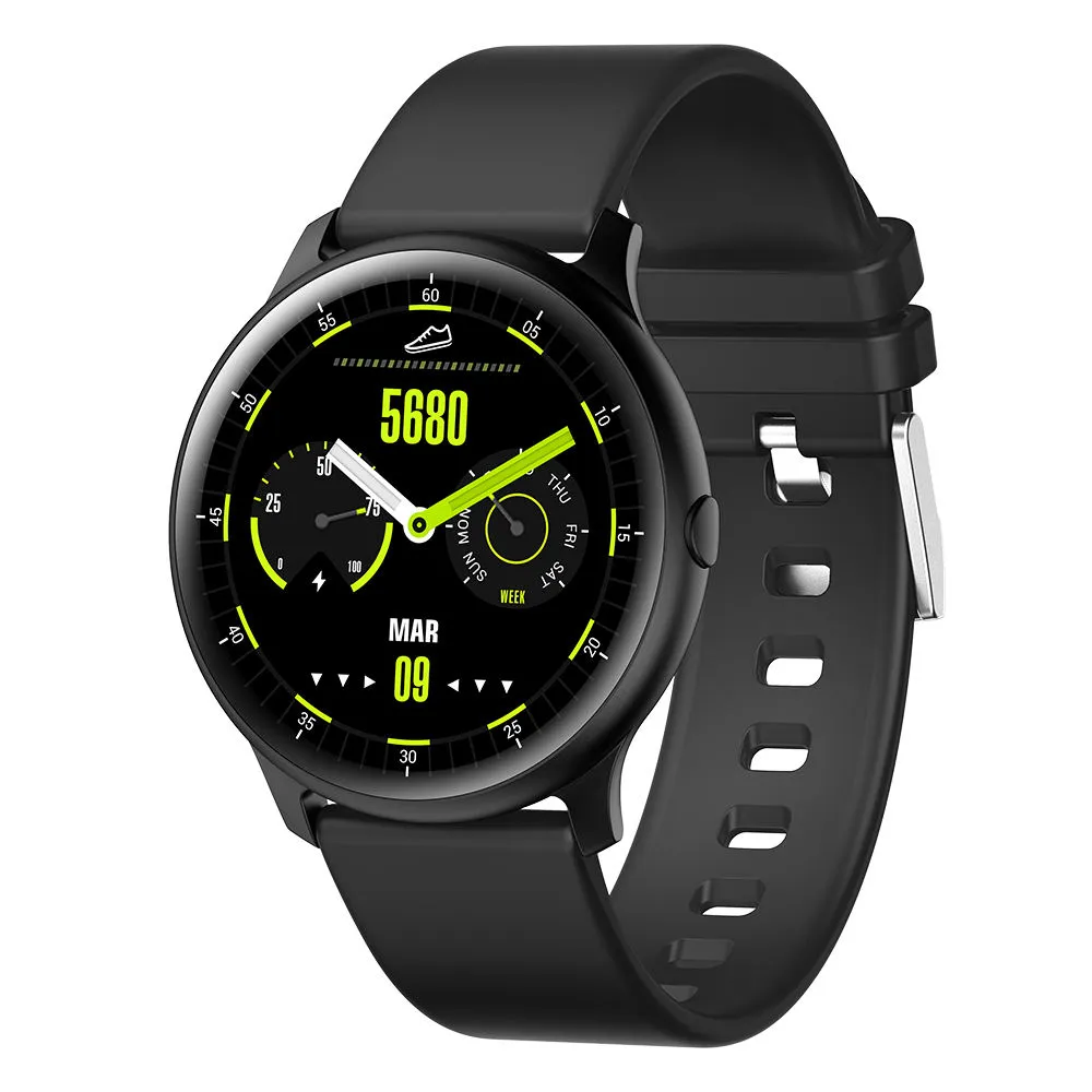 KW13 Smart Watch IP68 ضغط الدم المضاد للماء مراقبة معدل ضربات القلب مراقبة اللياقة البدنية الرياضة معصم ذكي لـ Andriod مع صندوق البيع بالتجزئة