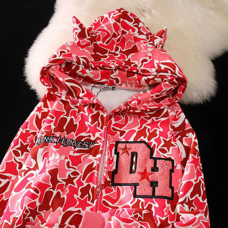 Camo sweatshirts women's top