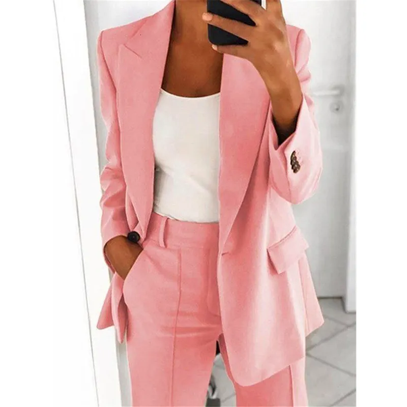 Women's Suits Blazers Fashion Lapel Slim Cardigan Temperament Suit Sports Coat Femininity Slim Ladies Casual Jacket Women's Wear Blazer Women Single 230306