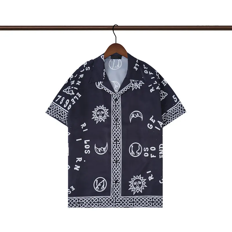 2023 Herrblommor Tiger Print Shirts Casual Button Down Short Sleeve Hawaiian Shirt Summer Beach Designer Dress Shirts M-3XL 099