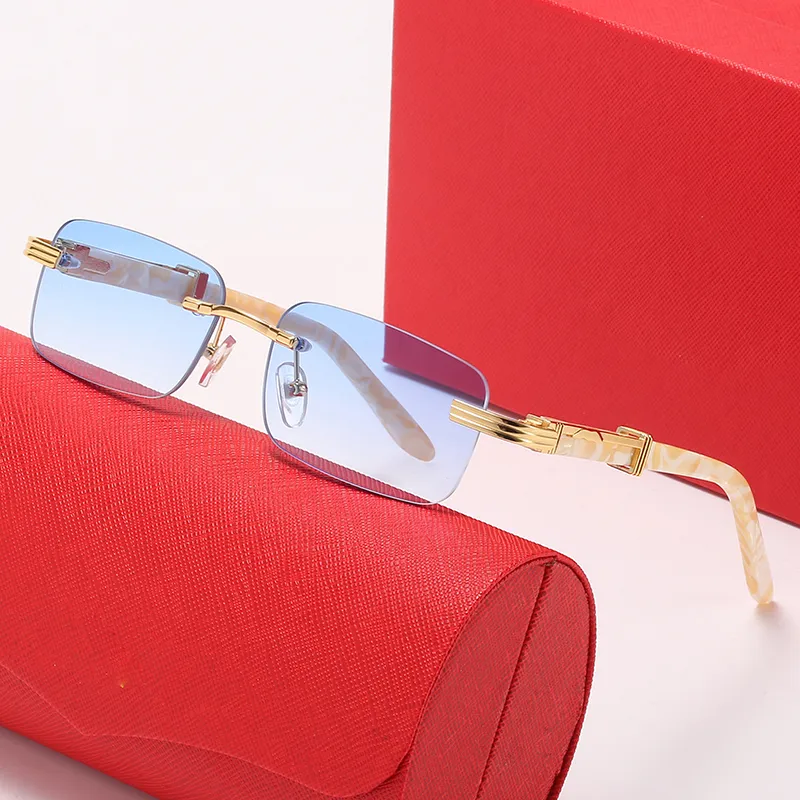 LUXANDER Professional Rimless Sunglasses for Men ray ban gafas hombre  Gentlemen Designer Sun Glasses Shades