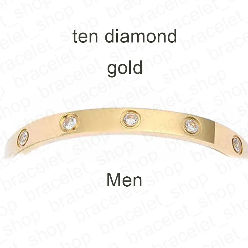 bracelet designer jewelry bracelets designer for women gold cuff Screw Bracelets Screwdriver bangles 4CZ for Womens Mens party gif196I