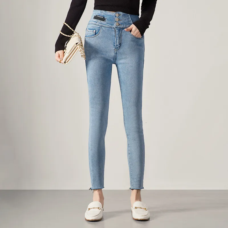 Ladies ankle top grazer jeans