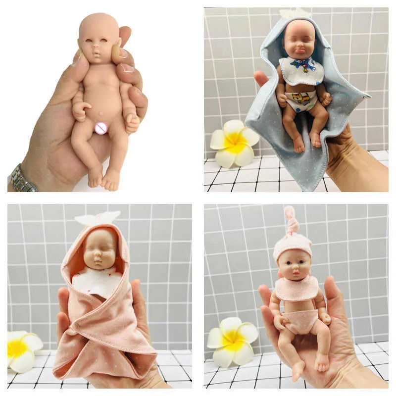 Reborn Baby Dolls Girls Silicone Full Body Lifelike Reborn Doll Sleeping  Anatomically Correct Washable Toy Doll Reborn Babies 30cm,girl_a
