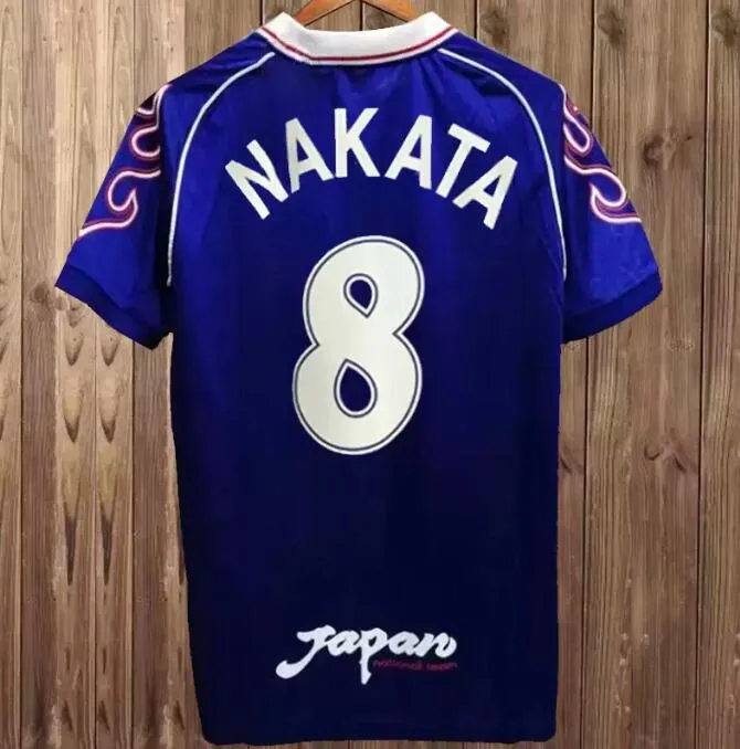 ウェア 98s #8 NAKATA japan soccer uniform shirt Amazon.com: Japan #8 Retro 98 Soccer Jersey for Men Fan