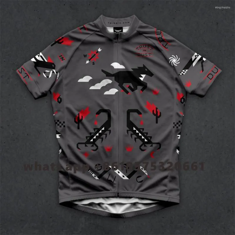 Jackets de corrida Twin Seis 6 Men leves Camiseta de bicicleta camisa de camisa de camisa de bicicleta curta MTB Bike Rápida Sportswear Dry Sportswear