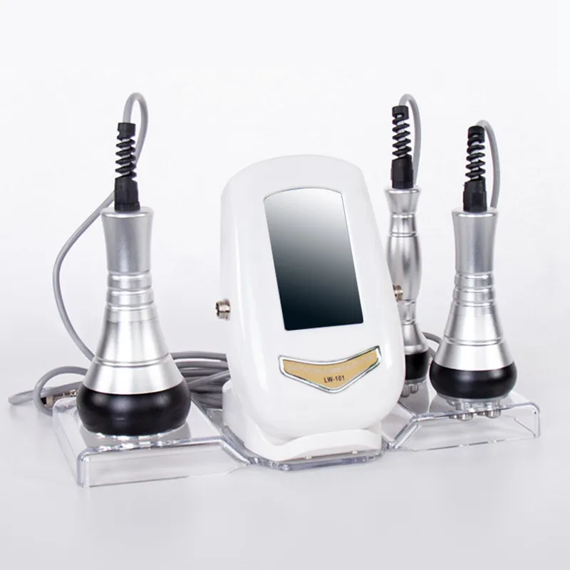 3 I 1 Hemma använd 40K Cavitation Slimming Machine Portable Mini RF Anti Wrinkle Viktminskning Slimming Machine Burning Fat Device