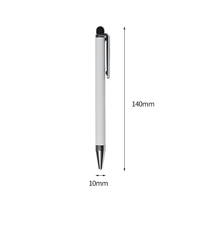 Großhandel Sublimationsstifte mit Schrumpffolien, Patronen, DIY-Rohlinge, Telefonhalter, Thermo-Wärmeübertragung, weißer Kugelschreiber, einzigartige Geschenke für Studenten, Arbeiter, A0085