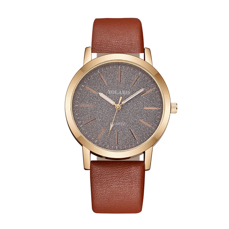 HBP Womens Watch Gold Bezel Ultra-Shin Quartz Wristwatches Leather Strap Fashion Ladies Watches Wishal Business Wristwatch