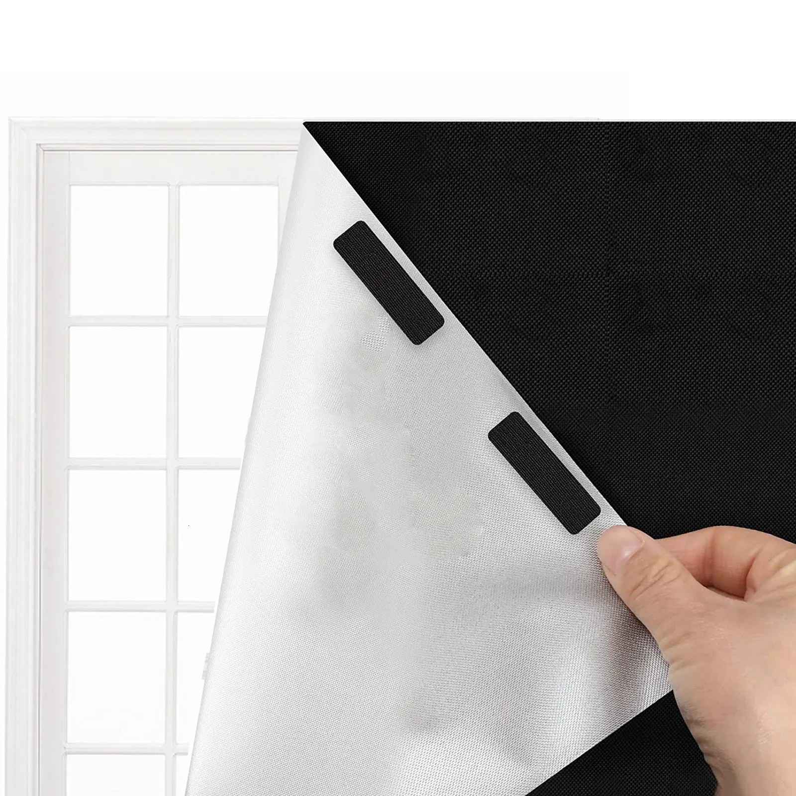 Curtain 13 IN 1 Blackout Blinds Foldable Portable Shade Window Cover Temporary Sun Protection AntiUV Home 230306