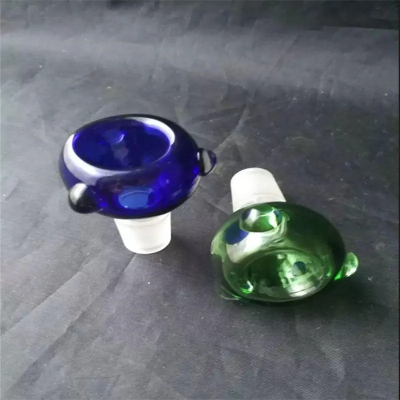 Hosahs färgbubbla glas bongs tillbehör, glas rökrör färgglada mini multi-färg handrör bästa sked glas