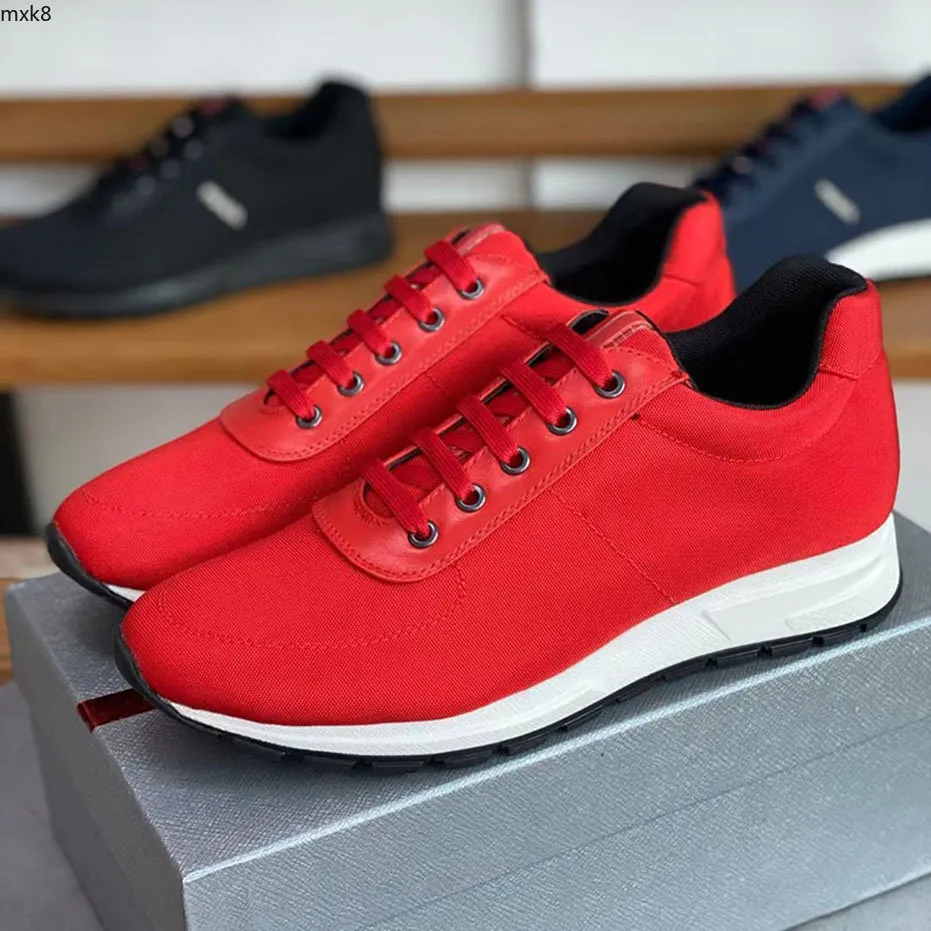 2023 Men Fashion Casual Shoes America's Cup Progettista Patent Leather and Nylon Lusso Sneakers Mens Shoe MKJKKK MXK800000002