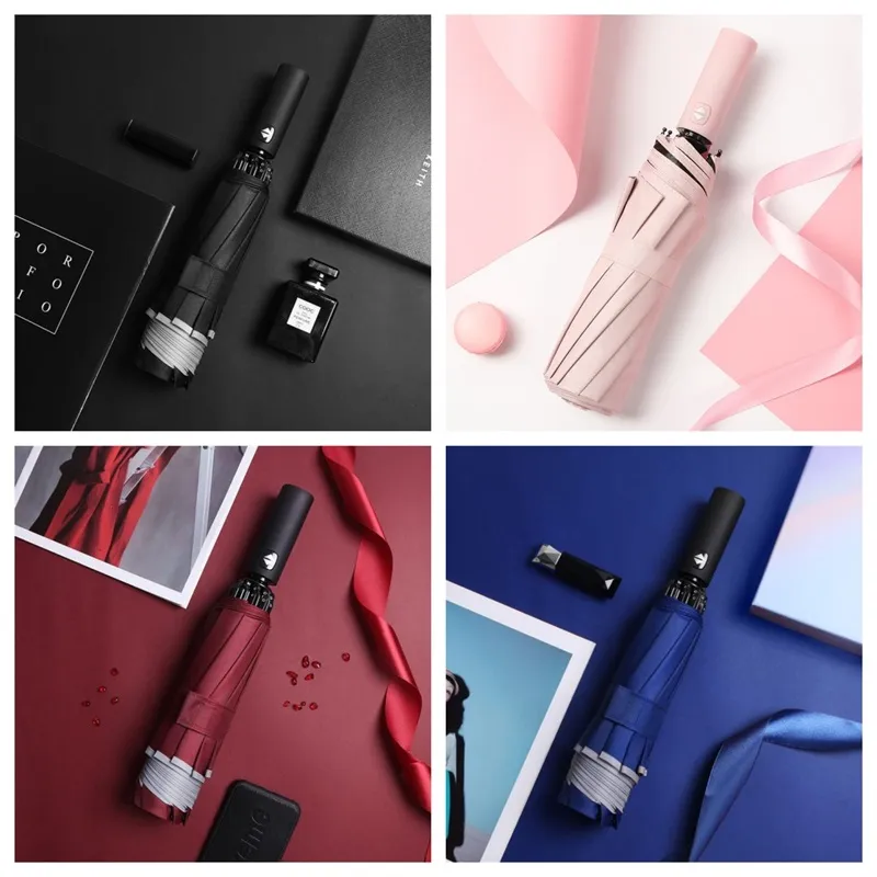 Fully Automatic Folding Windproof Umbrella Triple Fold Design, Rubber  Handle, 32 In Length, Lightweight 0.35 Kg, Sun And Rain Protection For Men  And Women, Personal And Business Use From Cleanfoot_elitestore, $12.84 |  DHgate.Com