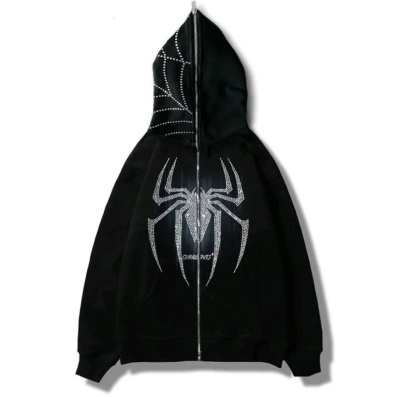 Y2K Mens Full Zip Zip Up Hoodies Women With Hip Hop Graphic Y2K Mens Full Zip Zip Up Hoodies Women With Hip Hop Graphic