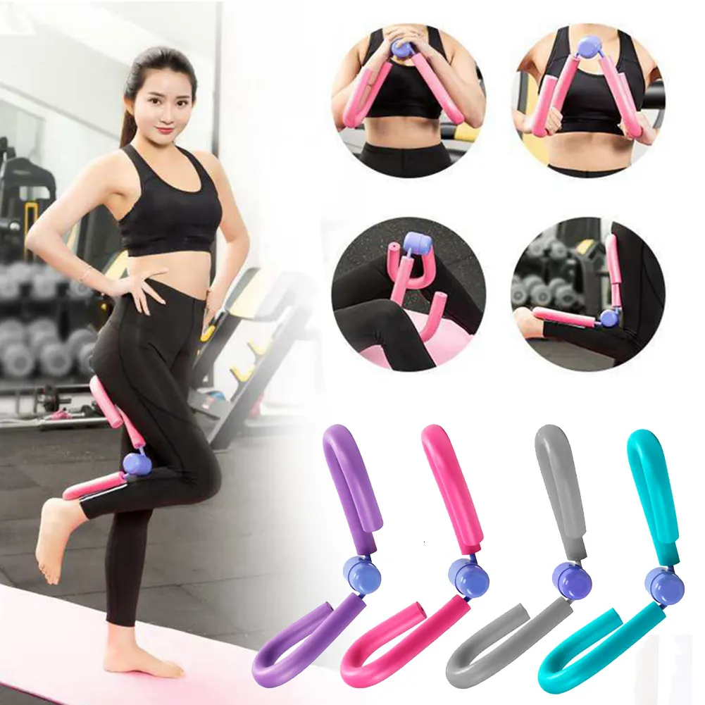 Integrerad fitnessutrustning Leg Trainer Device Slimming Muscle Clip Workout Gym Master Lår Arm midja för Yoga Equipment Equipment 230307