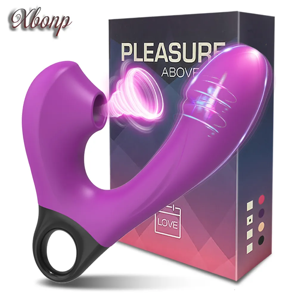 Vibratori 15 modalità Potente vibratore dildo Masturbatore femminile Punto G Clitoride Ventosa Stimolatore vuoto Forniture per adulti Giocattolo sessuale per donne 230307