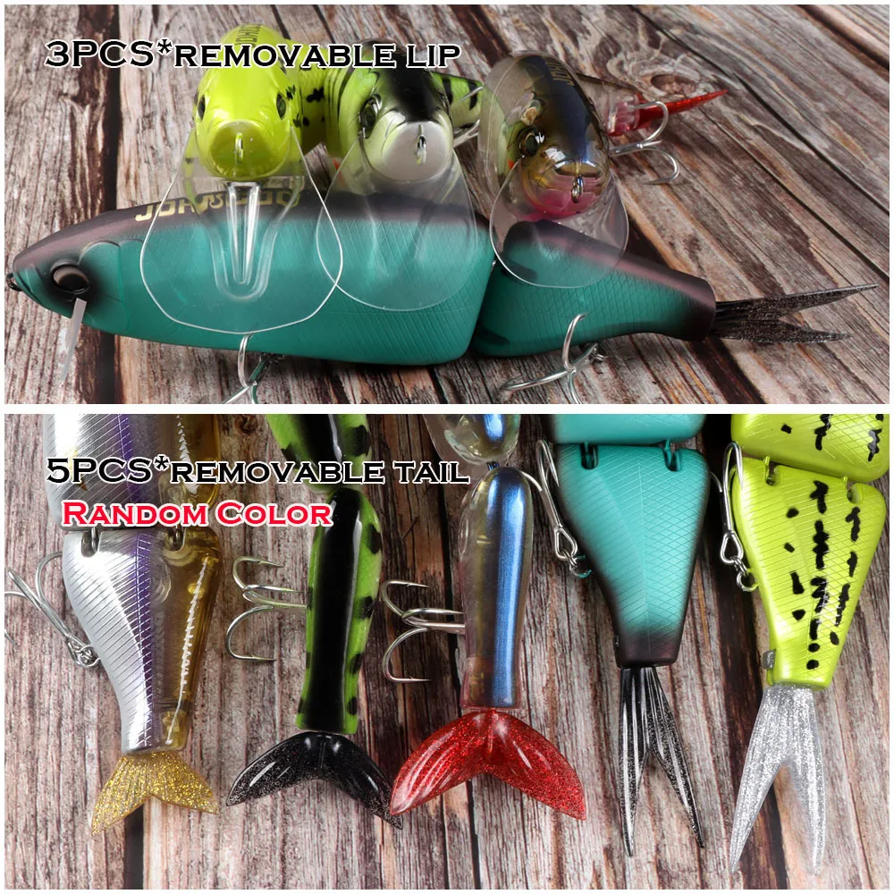 Baits Lures JOHNCOO Swimbait Big Fishing Artificial Hard Bait 135mm 160mm  Jointed For Predator Wobbler Minnow Pike 230307 From Shen8402, $8.64