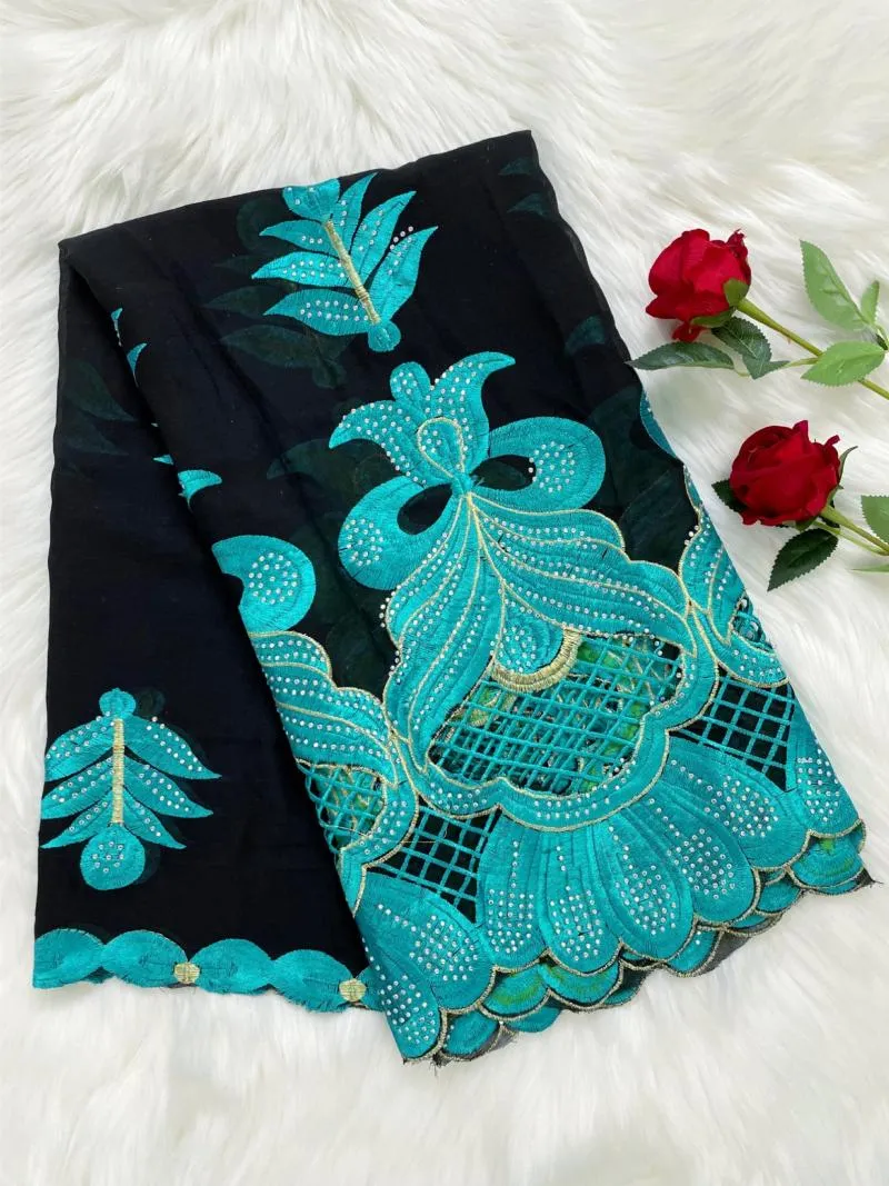 Etniska kläder 2023Spring Dubai Scarf For Muslim Women African Cotton Hijab Islam Pashmina Turban Headscarf Embrodery Shawls DR047