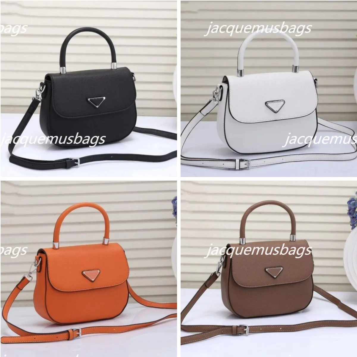 Cleo Hobo Bag Designer Envelope de luxo Postman Messenge Saffiano Sacos de reedição Bolsas de meia lua sacoche Pochette Pochette Bolsa de ombro escovada Lady