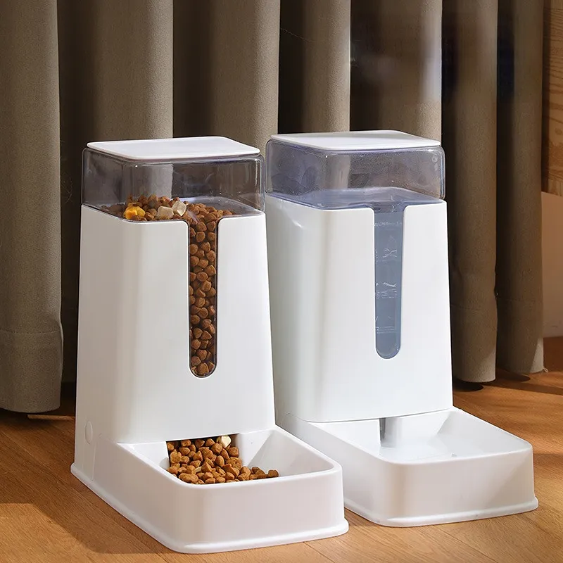 Dog Bowls Feeders Pet Automatic Water Dispenser Cat Supplies Feeding Accessories 230307