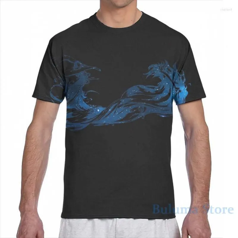 Erkek Tişörtleri ° Final Fantasy X Sapce Logo Erkekler Tişört Kadınlar Baskı Kız Gömlek Boy Üstleri Tees Kısa Kollu Tshirts