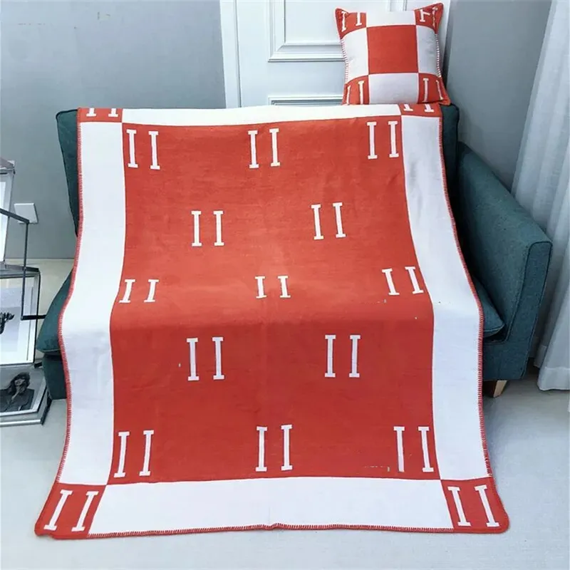 Funda de almohada textil para el hogar, manta a juego, decoración de la casa, manta de Cachemira con fundas de almohada, lana suave de ganchillo para fundas de sofá