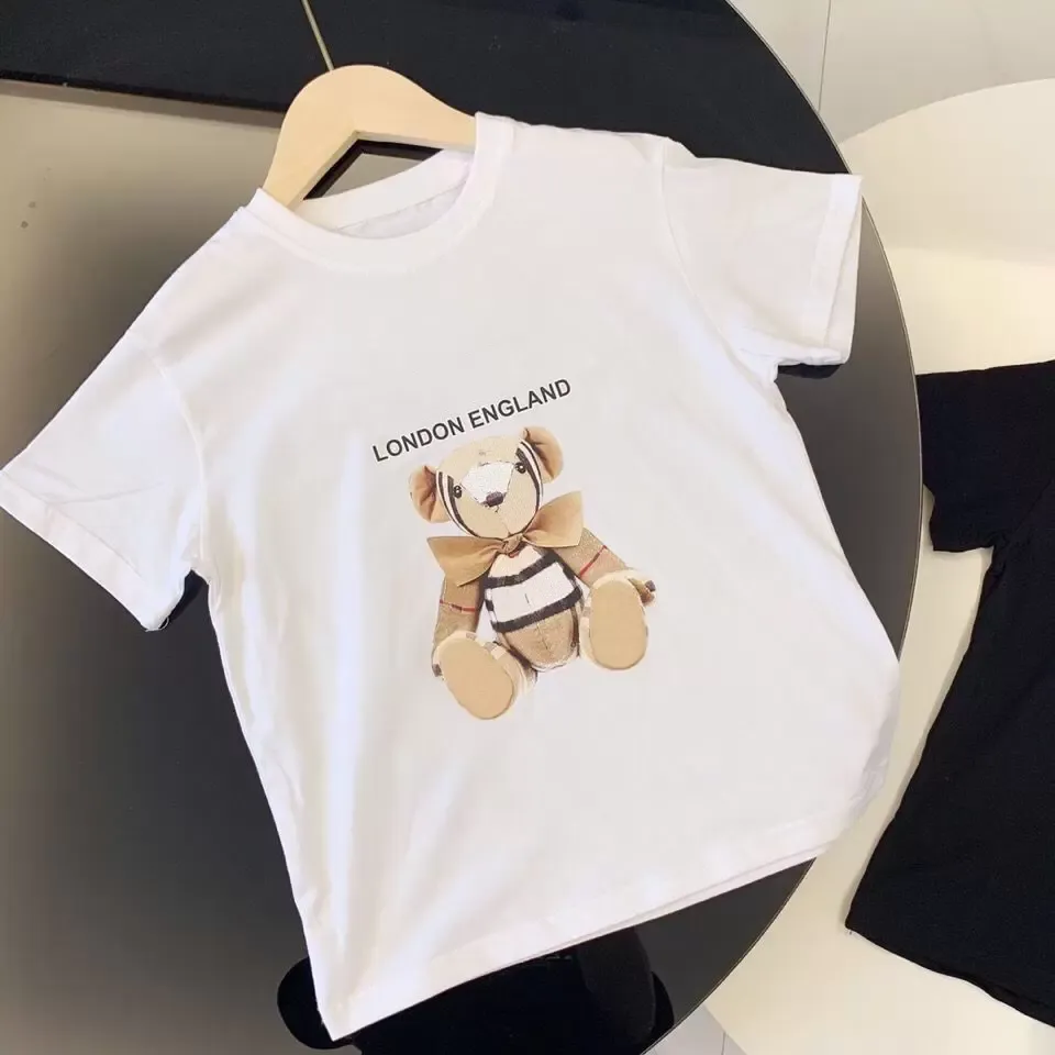 Designer Bébé Enfants Vêtements Garçons Filles Été Marque De Luxe T-shirts Enfants T-shirts Enfant Designers Top T-shirts Lettre Classique Imprimé