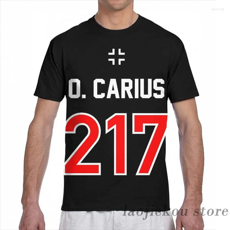 Erkek Tişörtleri Panzer Aces Otto Carius Erkekler T-Shirt Kadınlar Baskı Moda Kız Gömlek Boy Üstleri Tees Kısa Kollu Tshirts