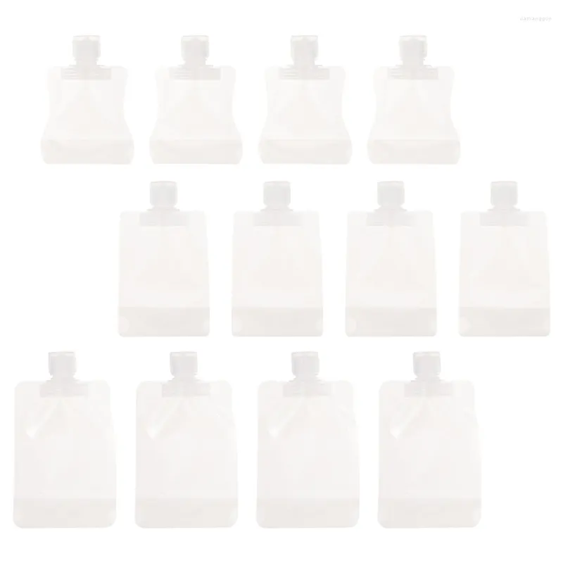 Storage Bottles Lotion Squeeze Travel Pouch Leakproof Pouches Empty Refillable Containers Shampoo Liquid Packaging Toiletry Packing