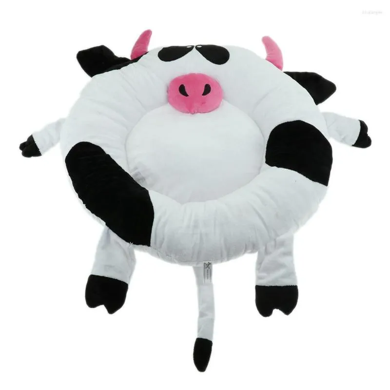 Cat Beds Super Soft Plush Dog & Sleeping Cartoom Cow/Pig Shape Available