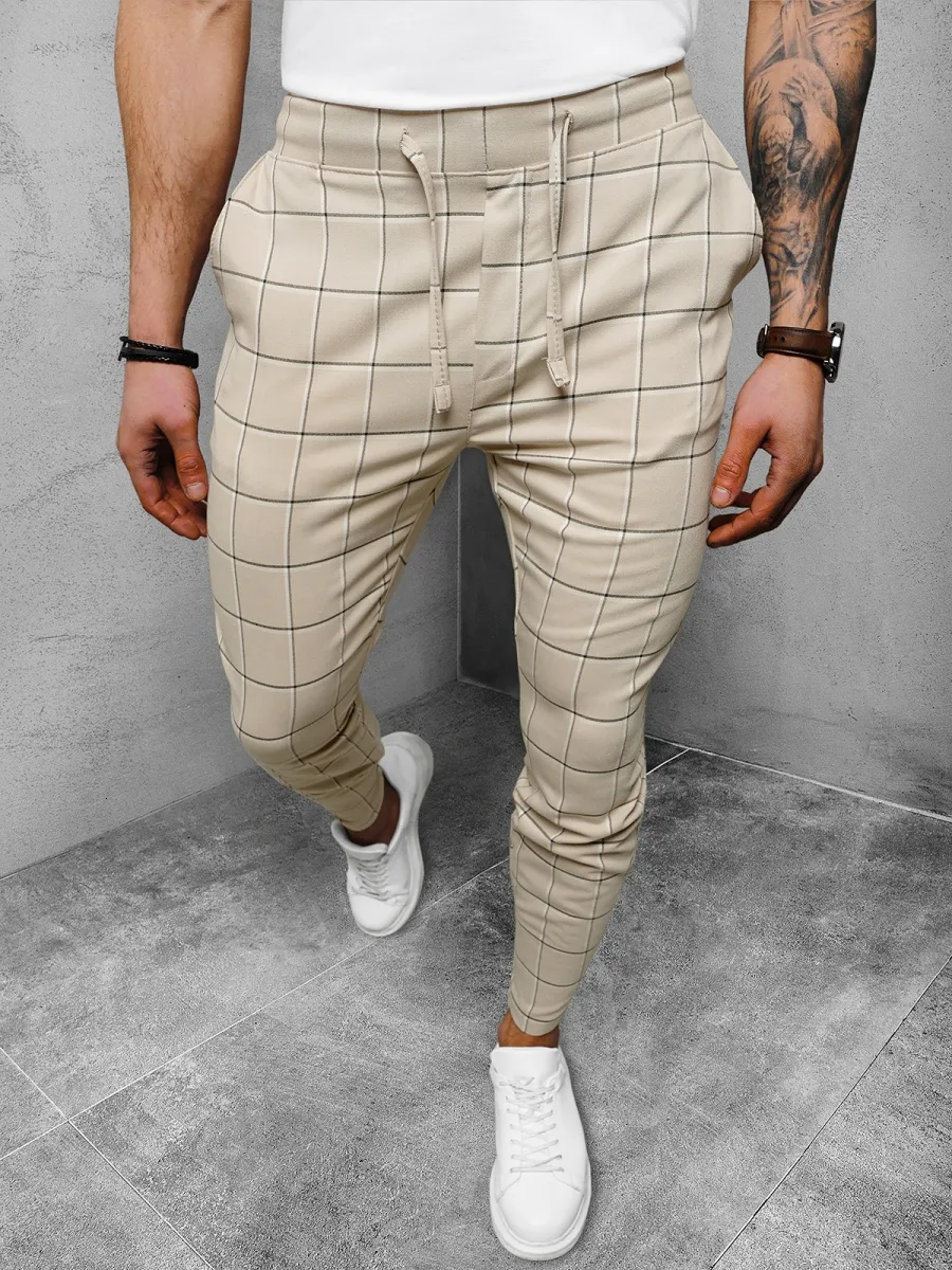 Mens Pants Sports тонкие брюки Harem Hip Pop Streetwear Fashion Cargo Digital Printing 230307