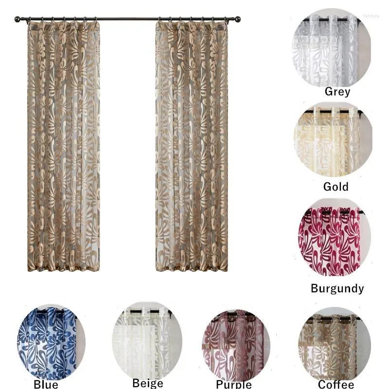 Curtain Tulle Curtains Voile Kitchen Balcony Room 7 Colors To Choose Customize Size Accepted Living Sheer