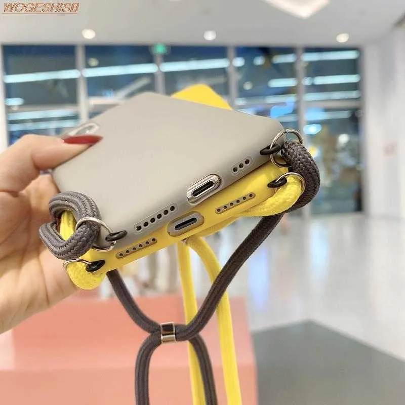 Correias de telefone celular encantos crossbody colar cinta cordão caso para galaxy s6 s7 borda s8 plus s10lite s10e lite 5g capa macia