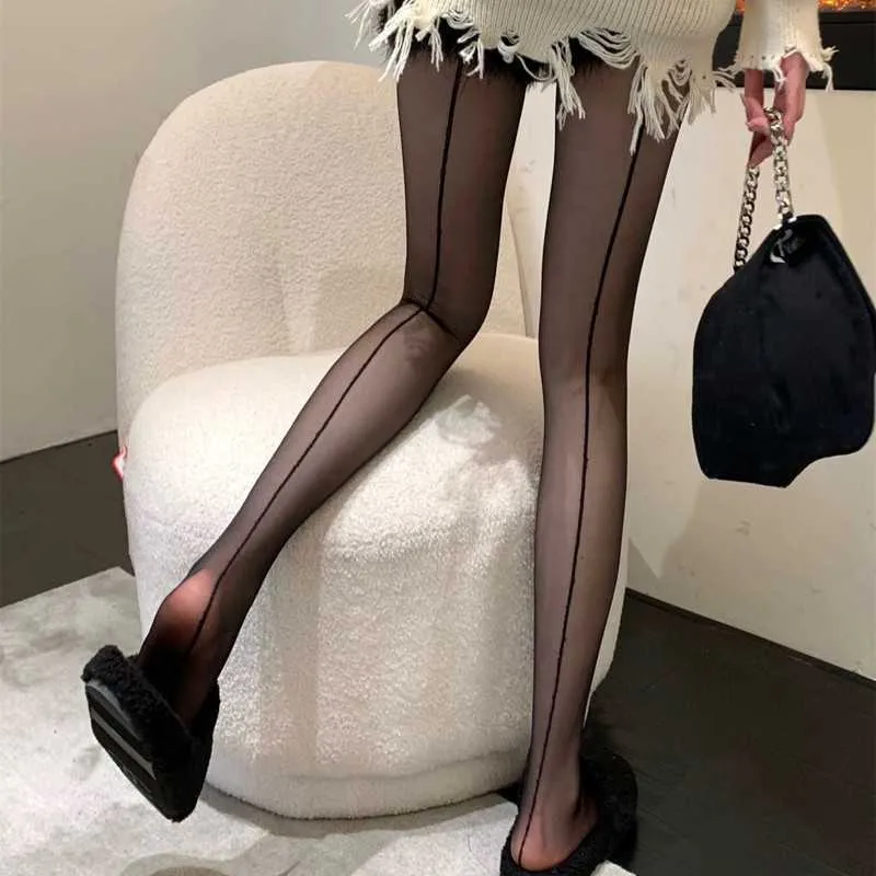 Sexy top opaque stockings