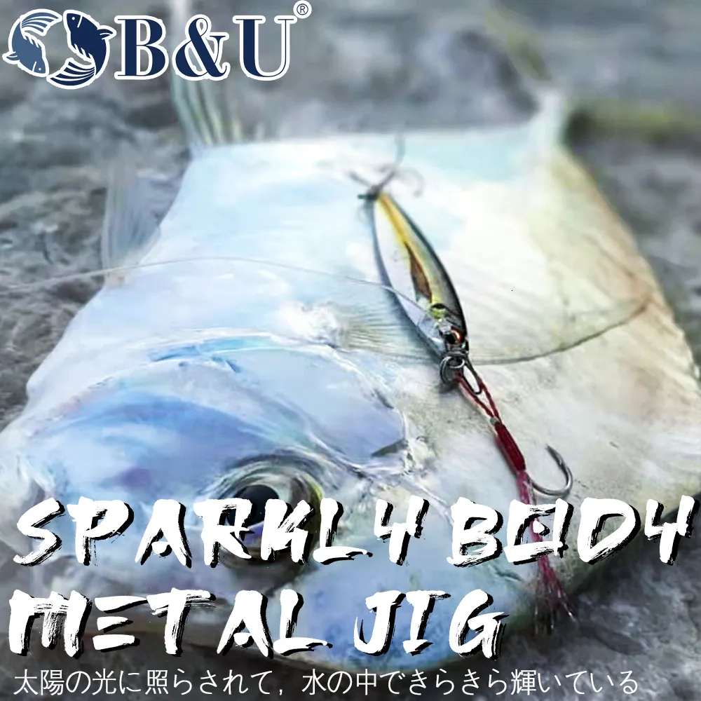 Baits Lures B U Sea Fishing Slow Jig Metal Ging Spoon 3D Print