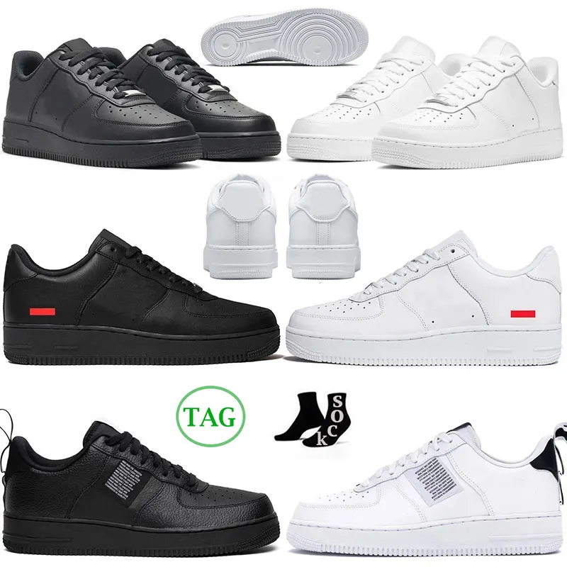 Designer Chaussures De Course 1 Faible Hommes Femmes Baskets Triple Noir Blanc Panda Sports De Plein Air Baskets Hommes Femmes Classique Plate-Forme Casual Marche Jogging T1