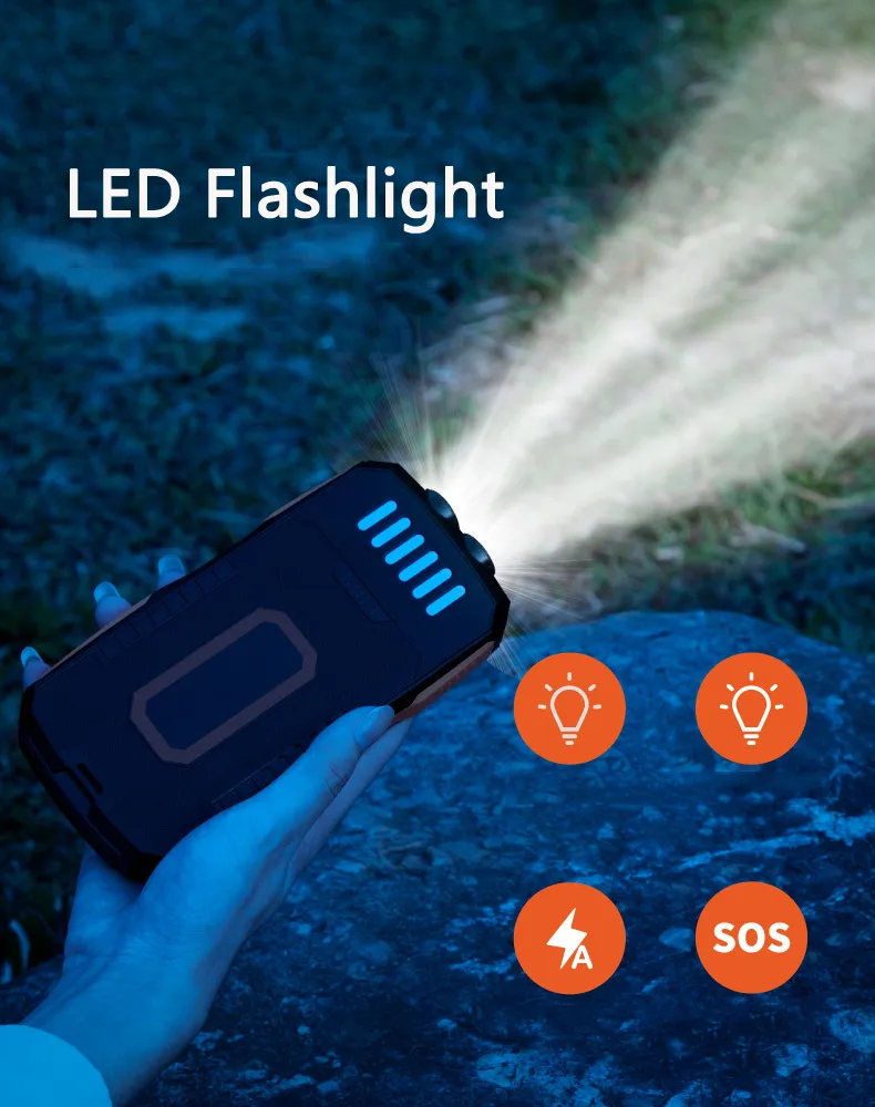 25000mah solar power bank