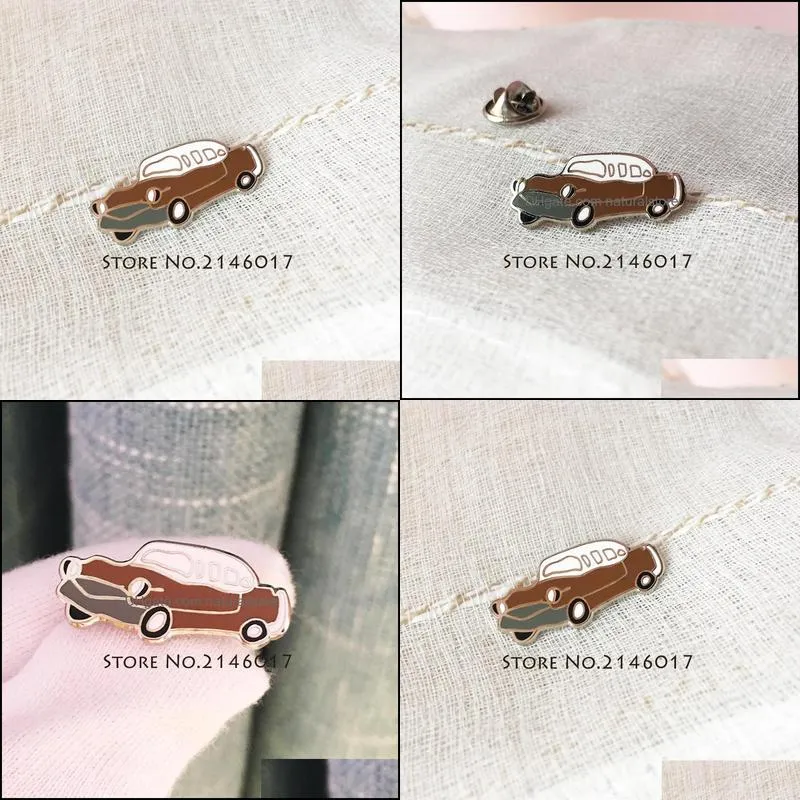 Pinos broches 100pcs carro vintage veículo frio veículo lapela pino