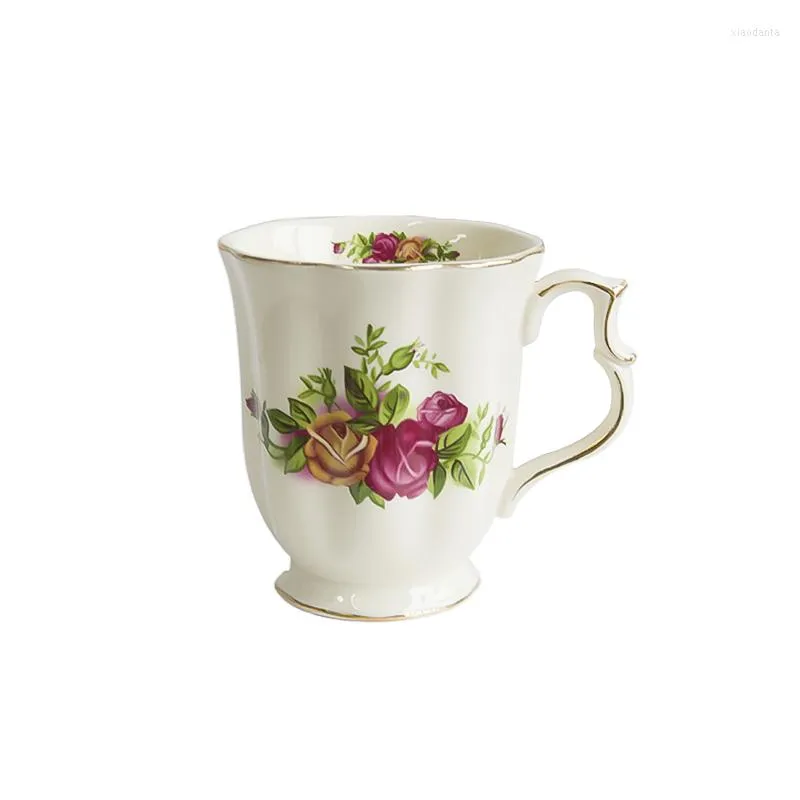 Canecas pintadas à mão Painted grande caneca de cerâmica porcelana xícara de chá de chá com alça