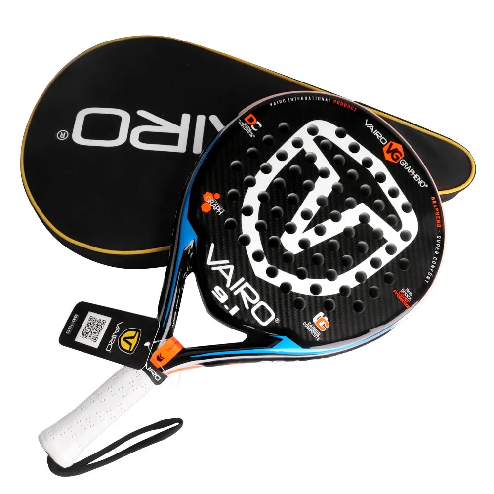 Теннисные ракетки Spot 9.1 Vairo Paddle Racket Full Carbon Pala Padel Мужское и женское оборудование для ракетки высококачественная теннисная ракетка с сумкой 230307