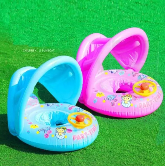 Anello Da Nuoto Gonfiabile Unicorno Per Bambini 8 Mesi-5 Anni | Seggiolino Piscina Sicuro Con Doppie Maniglie