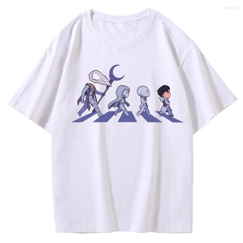 メンズTシャツ漫画ムーンナイトクラシックシャツ夏のマークスペクターKhonsu Manga Printed Men Tops TEE