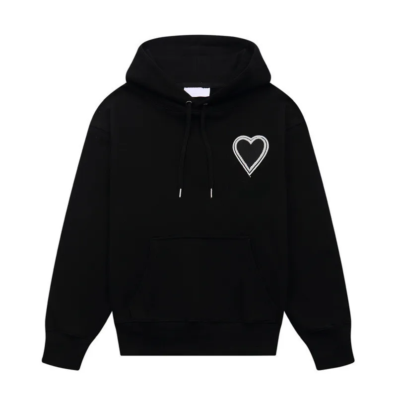 Amic black hoodie women tracksuit hoodies for men unisex hoodies for adults fashion hoody A-shaped heart-shaped printed designer jumper sweatshirt unisex style S-XL