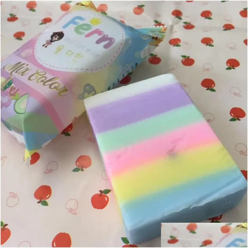 Handmade Soap Omo White Plus Fruitamin Mix Color Five Bleached Skin 100 Gluta Rainbow Drop Delivery Health Beauty Bath Body Dhop1