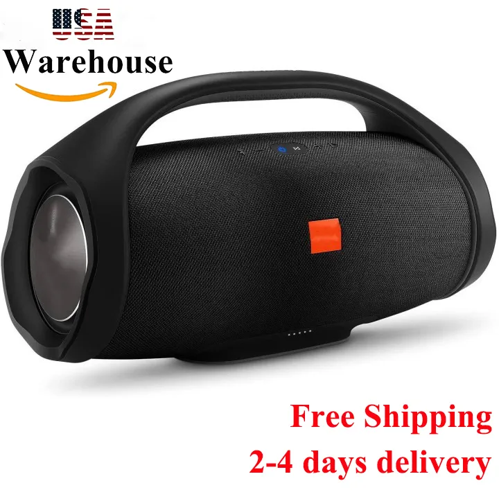 Boombox Bluetooth -högtalare Stere 3D Hifi Subwoofer Handsfree utomhus bärbar stereo subwoofers party dj ljud boom box
