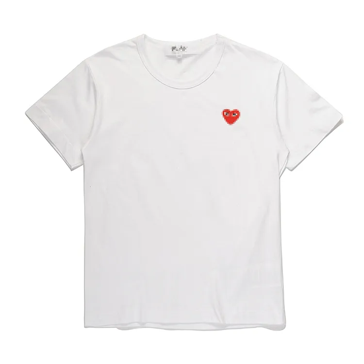 Designer TEE Mens T Shirts Black Heart Com Des Garcons Play Womens T Shirt XL Brand White From 37 87 DHgate