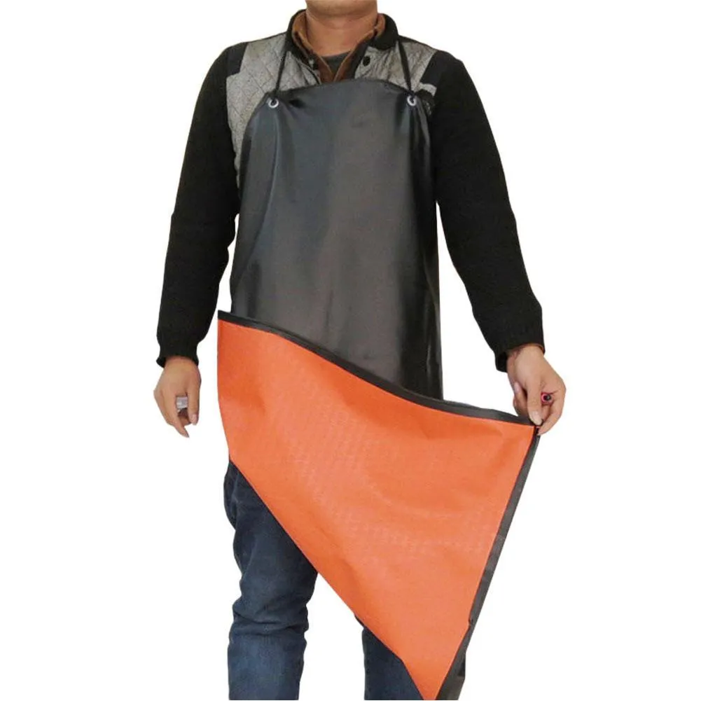 Pvc Lab Apron Waterproof PVC Sleeveless Apron Brief Waist for Lab Work Butcher Dog ...
